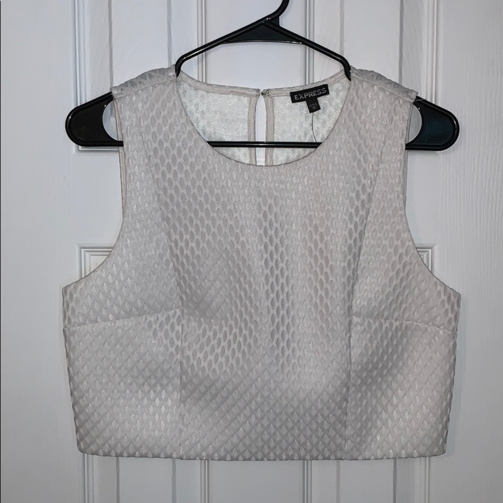 Express Open Back crop top